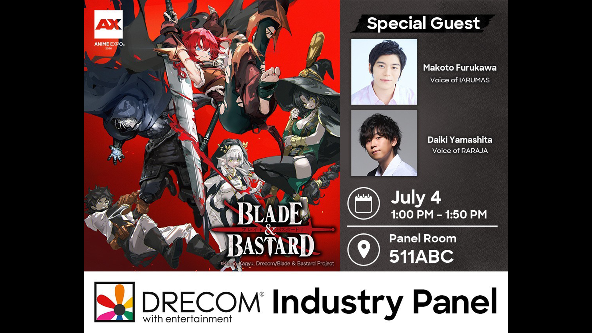 BLADE & BASTARD is Coming to Anime Expo 2026